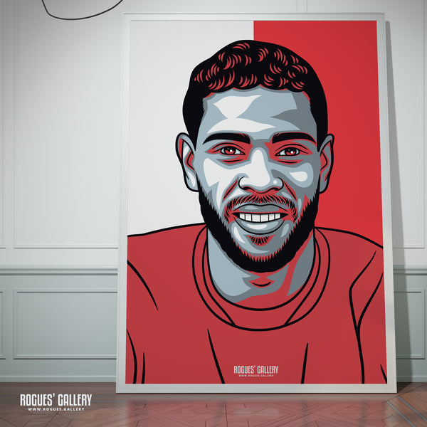 Renan Lodi - Nottingham Forest - Signed A3 #GetBehindTheLads Prints