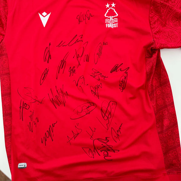 Signed Forest One-off Shirts - Various Signed replica 2022-23 season shirts (see description)