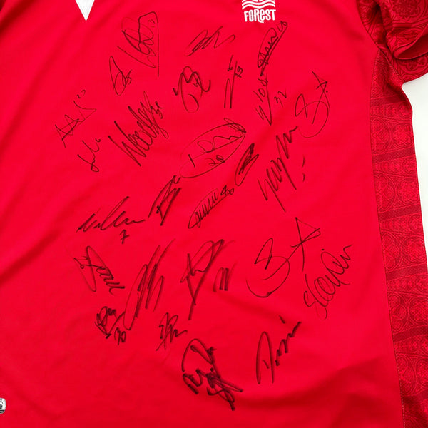 Signed Forest One-off Shirts - Various Signed replica 2022-23 season shirts (see description)