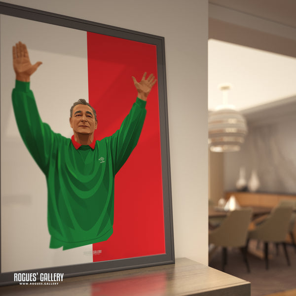 Sir Brian Clough - Nottingham Forest - A0, A1, A2 or A3 Greatest Ever Series Prints