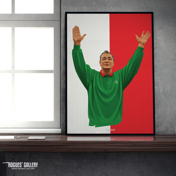 Sir Brian Clough - Nottingham Forest - A0, A1, A2 or A3 Greatest Ever Series Prints