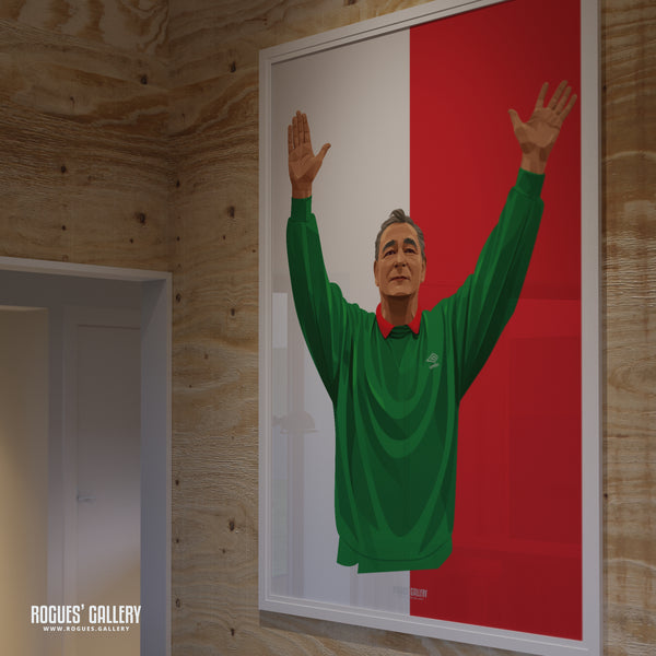 Sir Brian Clough - Nottingham Forest - A0, A1, A2 or A3 Greatest Ever Series Prints