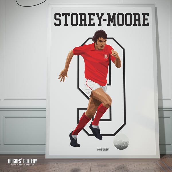 Ian Storey-Moore - Nottingham Forest - A0, A1, A2 or A3 Greatest Ever Series Prints 17th January 1945