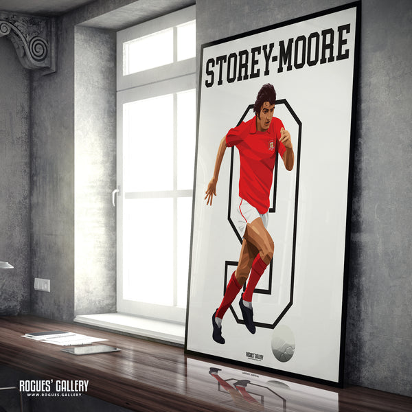 Ian Storey-Moore - Nottingham Forest - A0, A1, A2 or A3 Greatest Ever Series Prints 17th January 1945