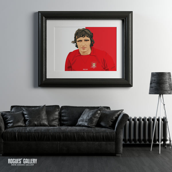 Ian Storey-Moore - Nottingham Forest - A0, A1, A2 or A3 Prints