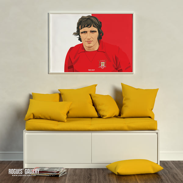 Ian Storey-Moore - Nottingham Forest - A0, A1, A2 or A3 Prints