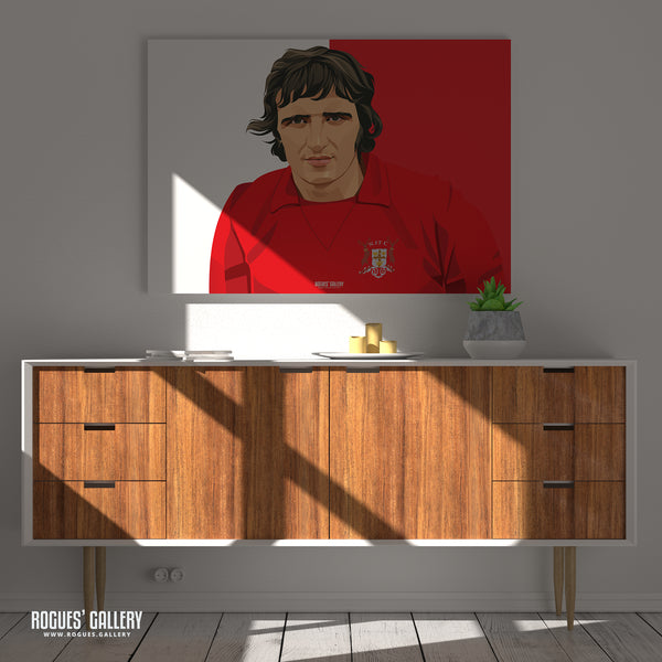 Ian Storey-Moore - Nottingham Forest - A0, A1, A2 or A3 Prints