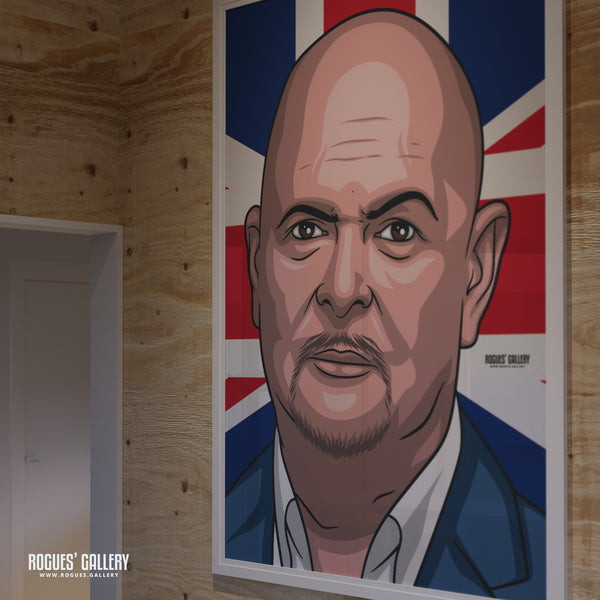 James Whale - The Unleashed Talk TV Radio Broadcaster - A3, A2, A1 & A0 Icon Prints