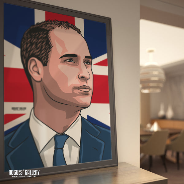 William: The Prince of Wales - A3, A2, A1 & A0 Cool Britannia Icon Prints