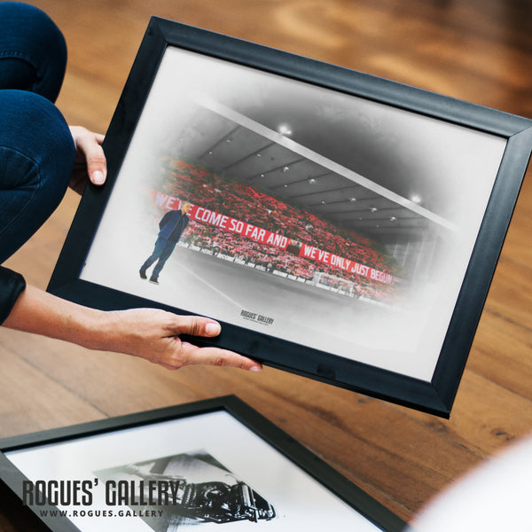 We've Only Just Begun (Red Version) - Nottingham Forest - A3 Prints signed by Steve Cooper