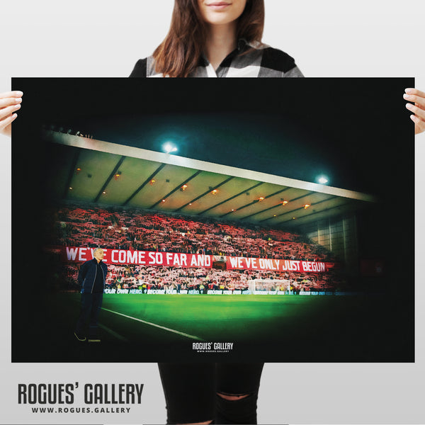 We've Only Just Begun (Black Version) - Nottingham Forest - A3 Prints signed by Steve Cooper