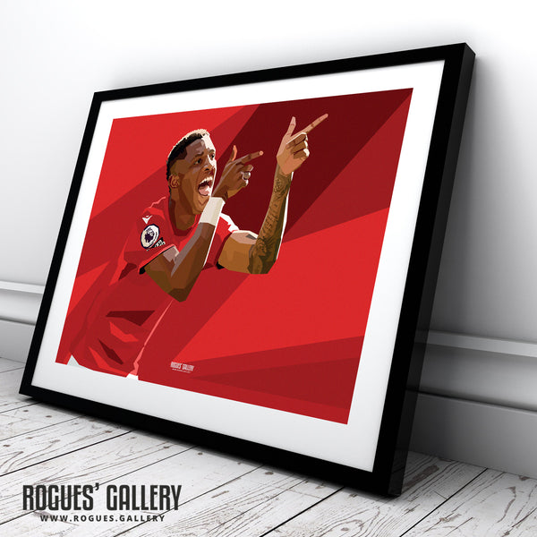 Danilo: Pistols At Dawn - Nottingham Forest - A0, A1, A2 or A3 Prints