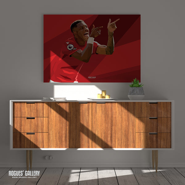 Danilo: Pistols At Dawn - Nottingham Forest - A0, A1, A2 or A3 Prints