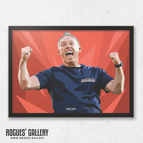 Relief - Steve Cooper - Nottingham Forest Boss - A0, A1, A2 or A3 Prints