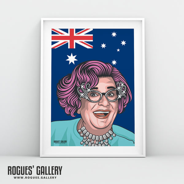 Dame Edna - A3, A2, A1 & A0 Icon Print