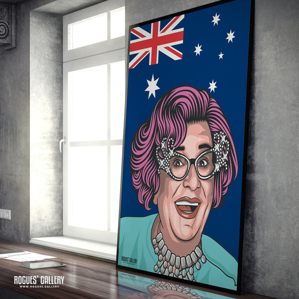 Dame Edna - A3, A2, A1 & A0 Icon Print