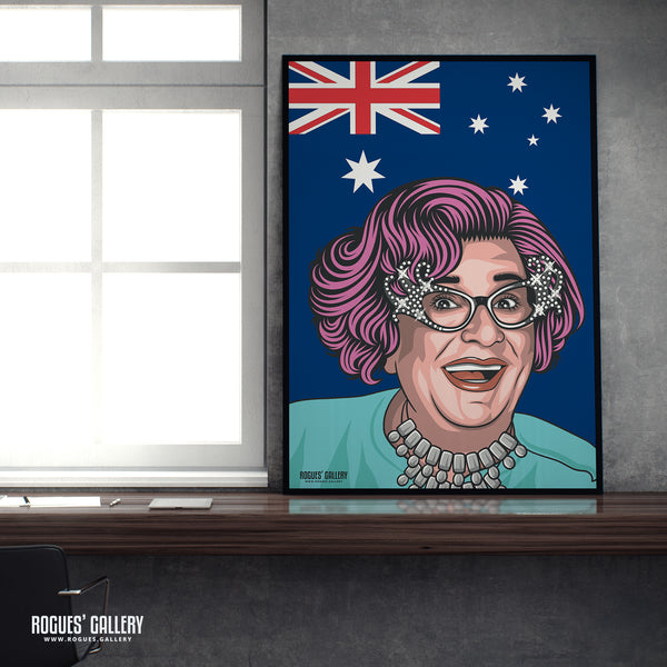 Dame Edna - A3, A2, A1 & A0 Icon Print