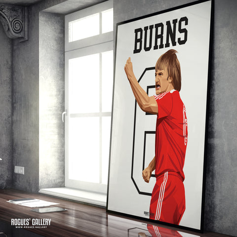 Kenny Burns - Nottingham Forest - A0, A1, A2 or A3 Greatest Ever Series Prints