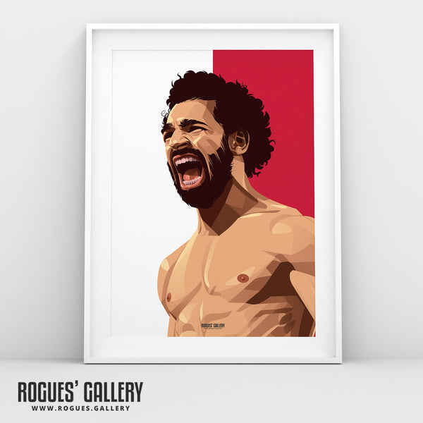 Mo Salah: Topless (Close-up version) - A3, A2, A1 & A0 Icon Prints