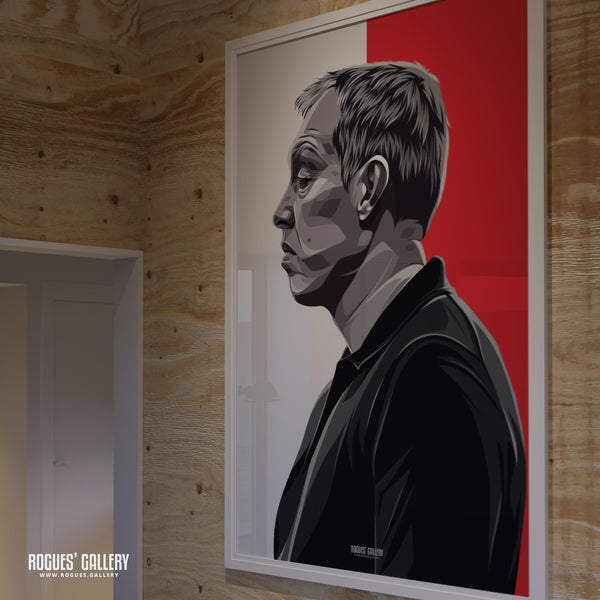 Black & White Portrait - Steve Cooper - Nottingham Forest - Signed A3 Prints