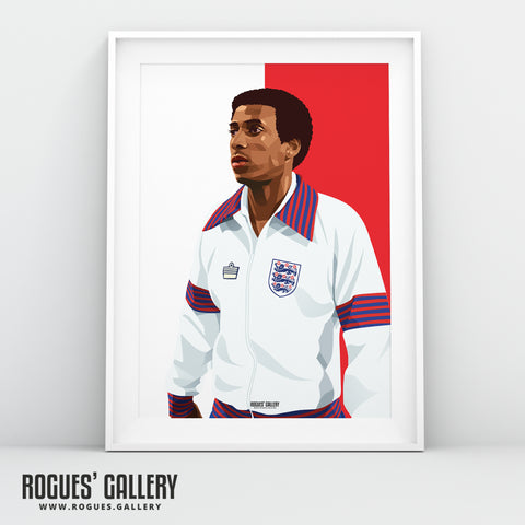 Viv Anderson - England, Nottingham Forest, Arsenal & Manchester United - A0, A1, A2 or A3 Prints