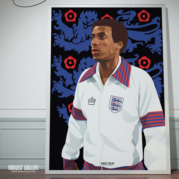 Viv Anderson - England, Nottingham Forest, Arsenal & Manchester United - A0, A1, A2 or A3 Prints