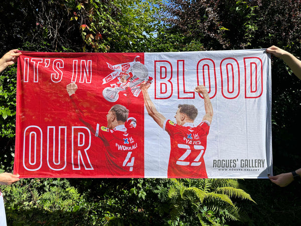 It's In Our Blood - Joe Worrall & Ryan Yates of Nottingham Forest - Ultimate High Quality Fan Flag