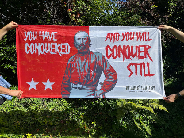 You Have Conquered... Guiseppe Garibaldi Nottingham Forest - Ultimate High Quality Fan Flag