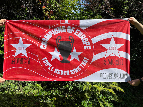 Champions Of Europe - You'll Never Sing That - Nottingham Forest - Ultimate High Quality Fan Flag