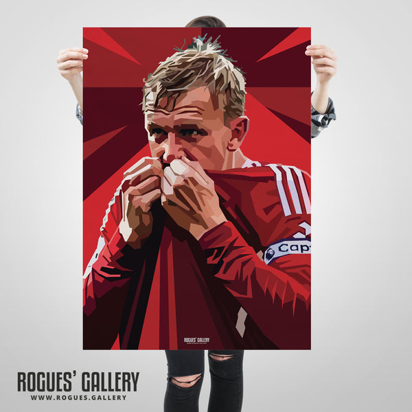 Joe Worrall: The Captain - Nottingham Forest - A0, A1, A2 or A3 Prints