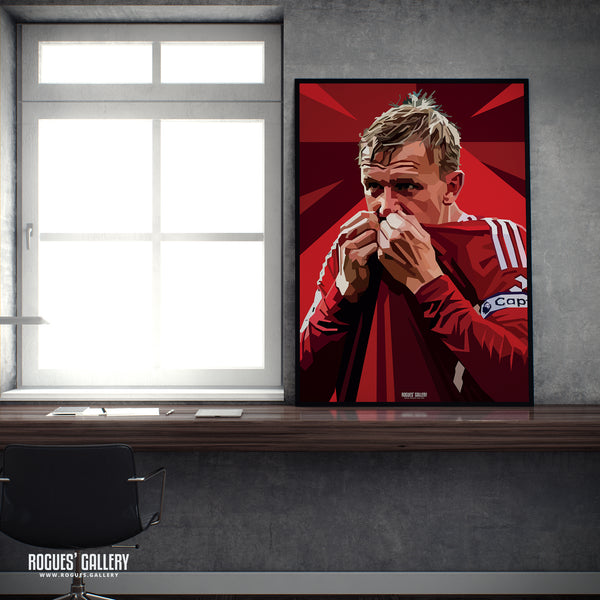 Joe Worrall: The Captain - Nottingham Forest - A0, A1, A2 or A3 Prints