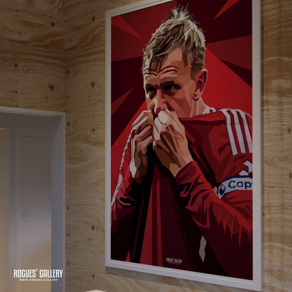 Joe Worrall: The Captain - Nottingham Forest - A0, A1, A2 or A3 Prints