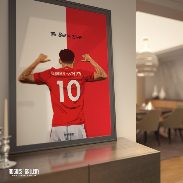 Morgan Gibbs-White: Remember The Name - Nottingham Forest - A0, A1, A2 or A3 Prints