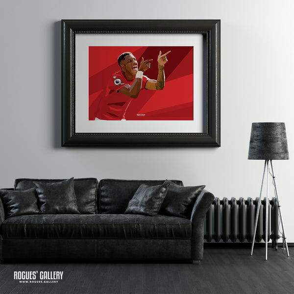Danilo: Pistols At Dawn - Nottingham Forest - Signed A3 Prints