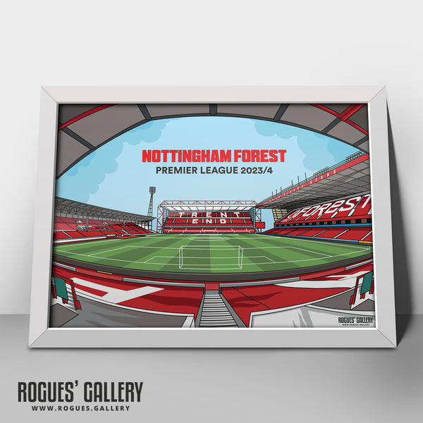 Designed To Be Signed: Home Sweet Home - Nottingham Forest 2023/24 - A0, A1, A2 or A3 Prints