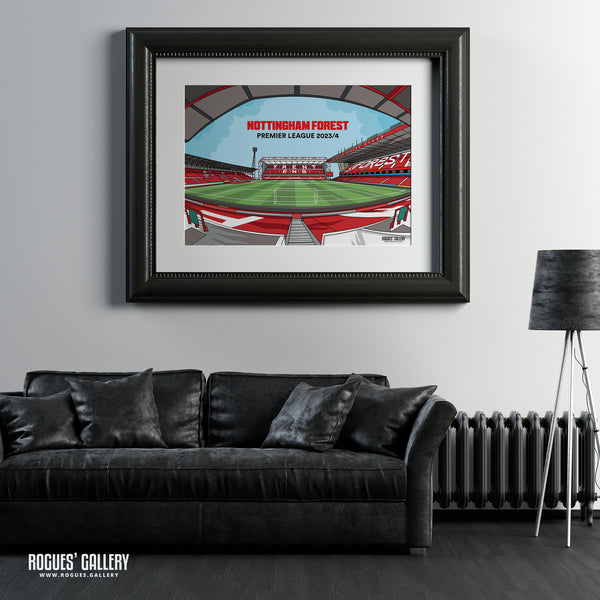 Designed To Be Signed: Home Sweet Home - Nottingham Forest 2023/24 - Signed A3 Prints