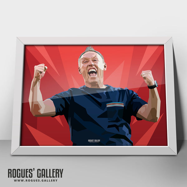 Relief - Steve Cooper - Nottingham Forest Boss - Signed A3 Prints