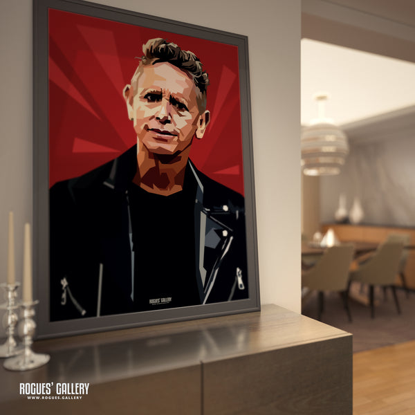 Martin Gore Portrait - Depeche Mode - A3, A2, A1 or A0 Print in 2 versions