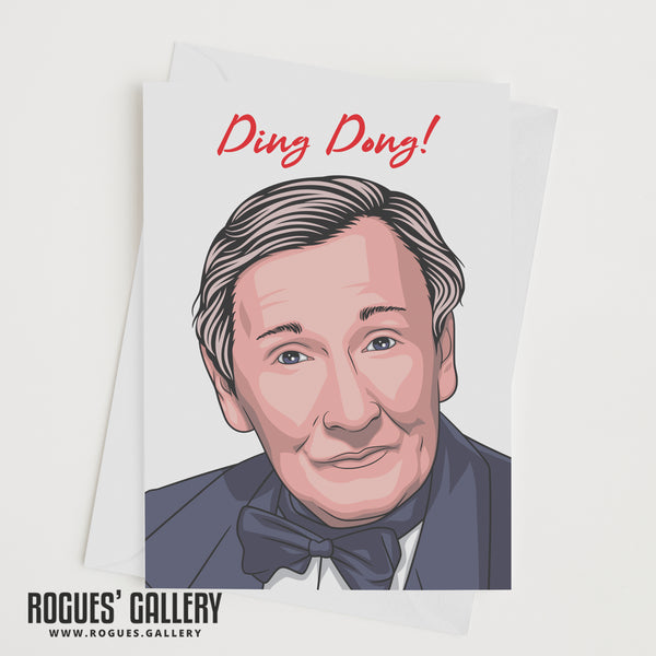 Ding Dong! - Leslie Phillips Christmas Card