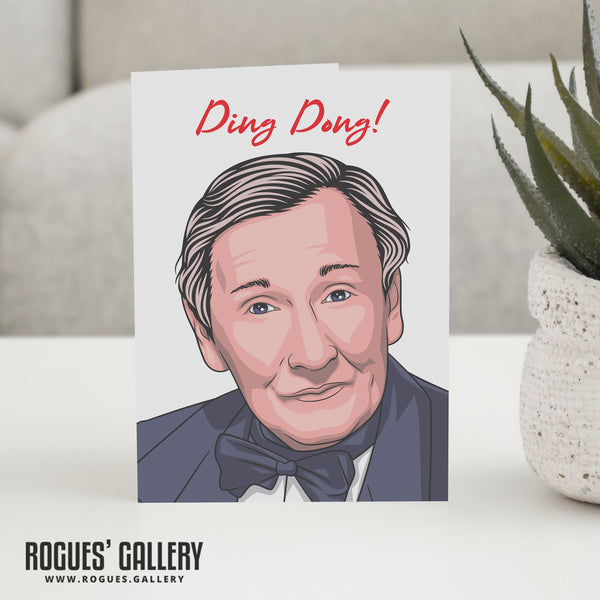 Ding Dong! - Leslie Phillips Christmas Card