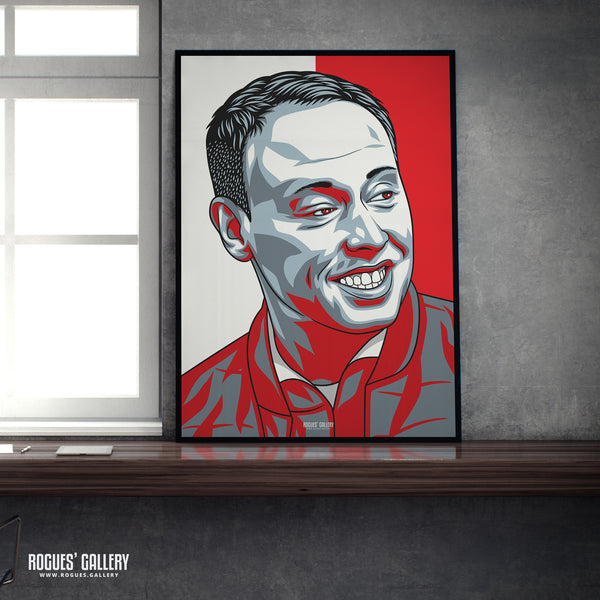 Steve Cooper - Nottingham Forest - A0, A1, A2 or A3 #GetBehindTheLads Prints