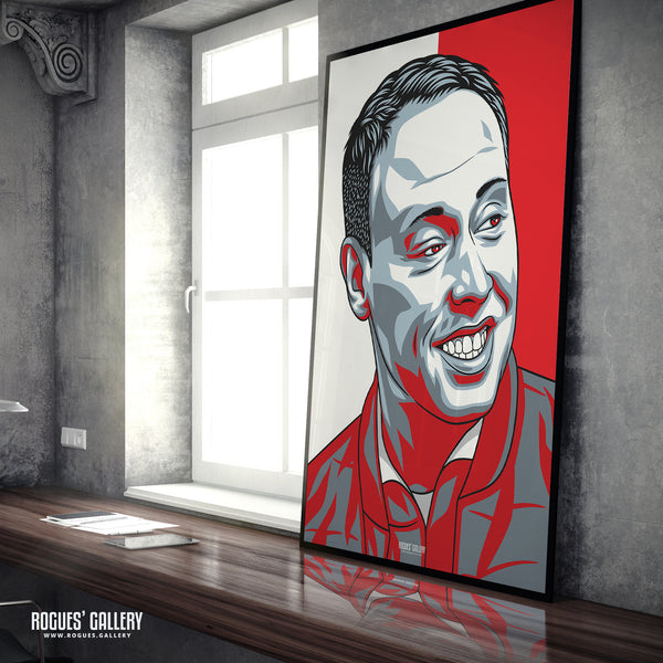Steve Cooper - Nottingham Forest - A0, A1, A2 or A3 #GetBehindTheLads Prints