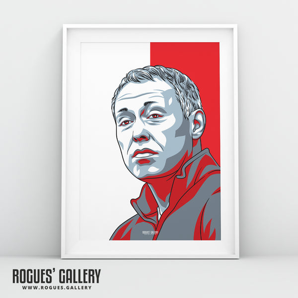 Steve Cooper - Nottingham Forest - A0, A1, A2 or A3 #GetBehindTheLads Prints