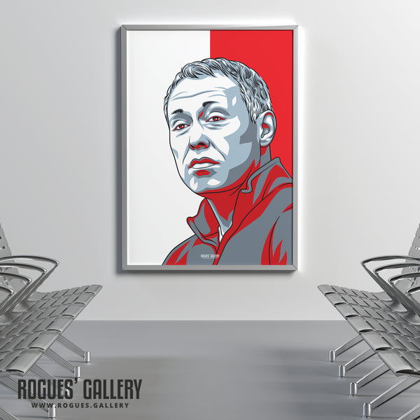 Steve Cooper - Nottingham Forest - A0, A1, A2 or A3 #GetBehindTheLads Prints