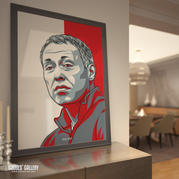Steve Cooper - Nottingham Forest - A0, A1, A2 or A3 #GetBehindTheLads Prints