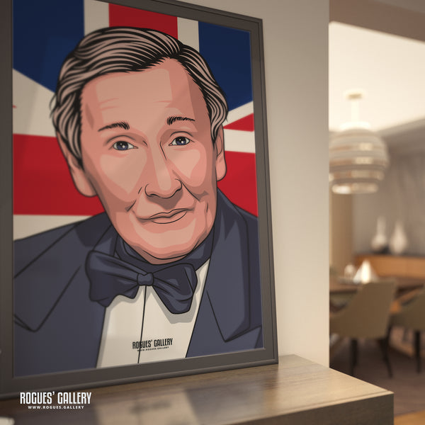 Leslie Phillips - A3, A2, A1 & A0 Icon Print