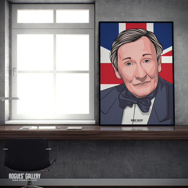 Leslie Phillips - A3, A2, A1 & A0 Icon Print