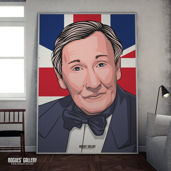 Leslie Phillips - A3, A2, A1 & A0 Icon Print