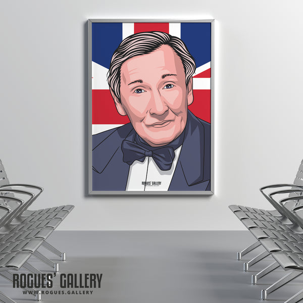 Leslie Phillips - A3, A2, A1 & A0 Icon Print