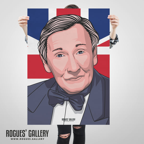 Leslie Phillips - A3, A2, A1 & A0 Icon Print